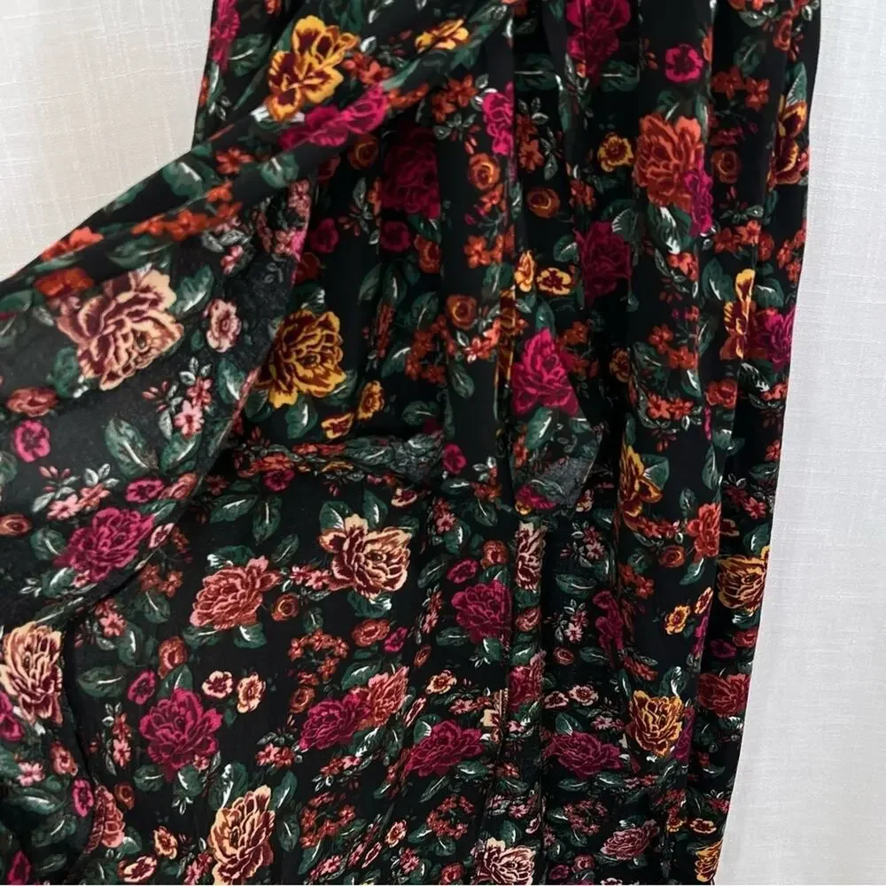 Ambiance Floral Flower Shorts Romper Dress Size M - Picture 6 of 13